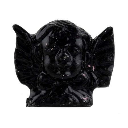 Black Angel Iron Cabinet Knob